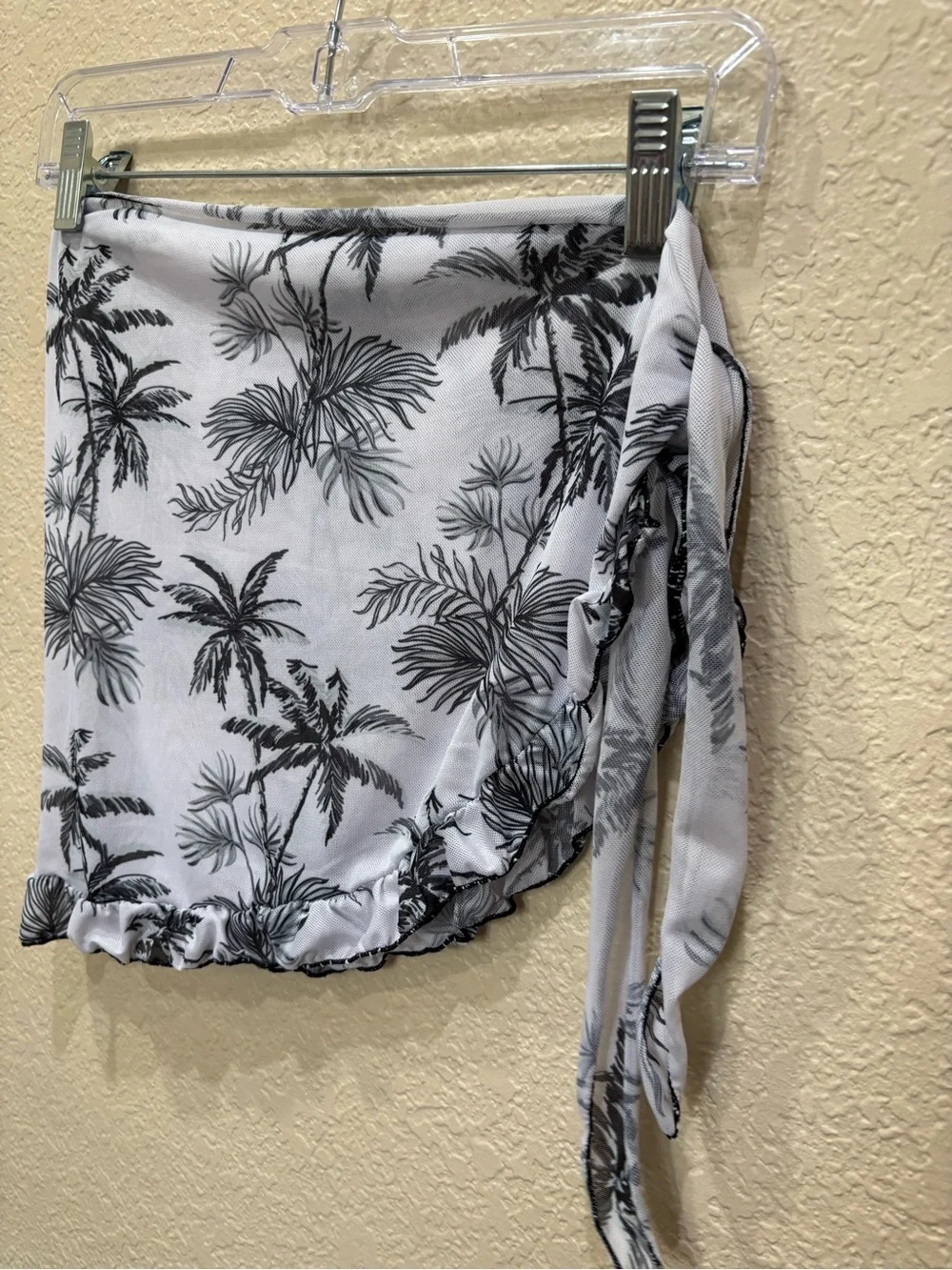 Quick Drying Tropical Print Beach Skirt Sarong Girls 9-10 Vacation